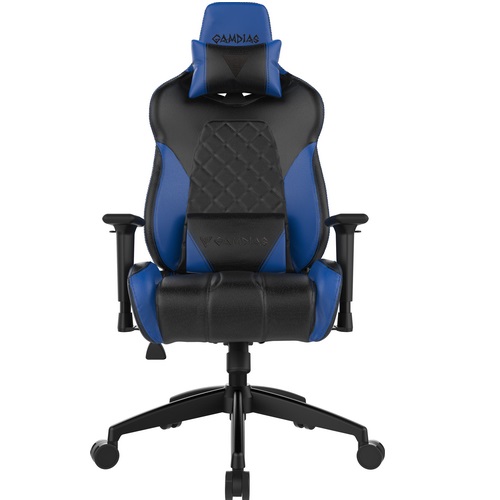 GAMDIAS SEDIE GAMING ACHILLES E1 NERA / BLUE RGB COMFORT - immagine 2