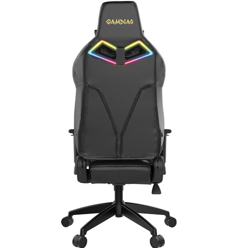 GAMDIAS SEDIE GAMING ACHILLES E1 NERA / NERA RGB COMFORT - immagine 3