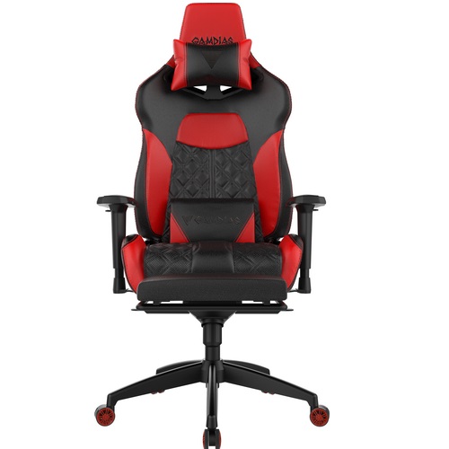 GAMDIAS SEDIE GAMING ACHILLES P1 NERA / ROSSA RGB 4D COMFORT - immagine 2
