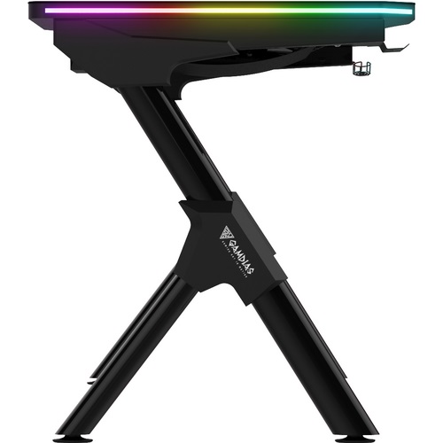 GAMDIAS GAMING DESK DAEDALUS M1 NERO 2XRGB 150X66CM WATERPROOF - immagine 6