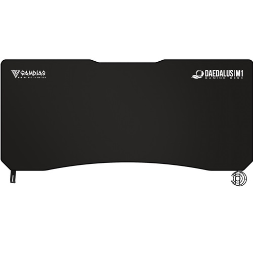 GAMDIAS GAMING DESK DAEDALUS M1 NERO 2XRGB 150X66CM WATERPROOF - immagine 4