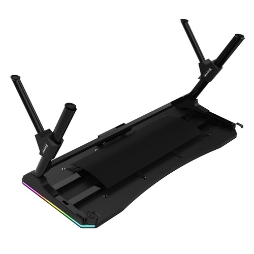 GAMDIAS GAMING DESK DAEDALUS M1 NERO 2XRGB 150X66CM WATERPROOF - immagine 3