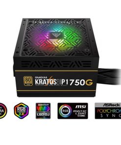 GAMDIAS ALIMENTATORE KRATOS P1-750G 750W RGB 80 PLUS GOLD