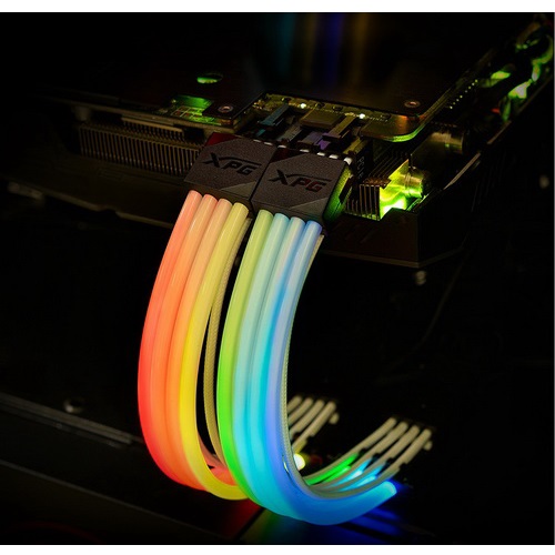 ADATA CAVO ARGB ESTENSIONE PER VGA 8+8 PIN ARGBEXCABLE-VGA-BKCWW - immagine 2