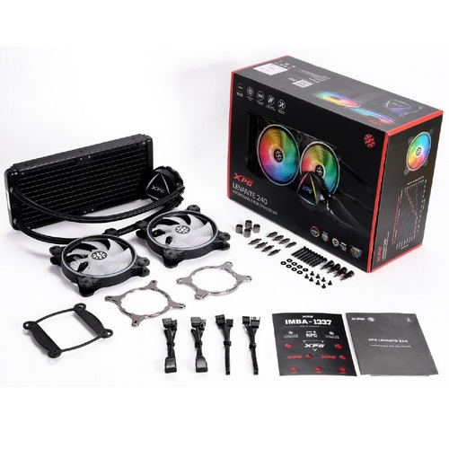 ADATA DISSIPATORE CPU ACQUA LEVANTE 240 ARGB ALLUMINIO 240MM - immagine 5